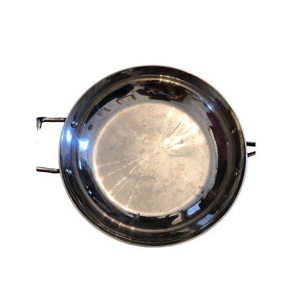 Members Mark Tri Ply Clad 12" Stainless Steel Cooking Fry Pan NSF - Picture 2 of 5